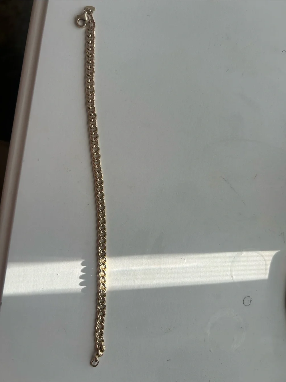 Gold Chain Link Bracelet - Unbranded